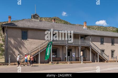 Lincoln County Courthouse, Ort der berühmtesten Flucht von Billy the Kid, Lincoln State Historic Site, Lincoln New Mexico, USA Stockfoto