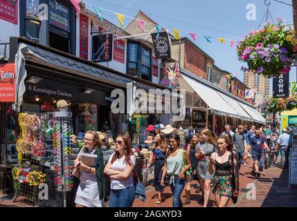 Die Kensington Gardens, North Laine, Brighton, Großbritannien Stockfoto