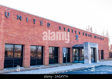 Das United States Post Office Gebäude Eingang, Monroeville, Pennsylvania, USA Stockfoto