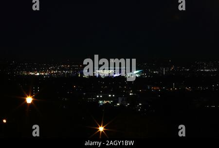 Eine allgemeine Ansicht der Tottenham Hotspur Stadion von Alexandra Palace während der Premier League Spiel gegen Tottenham Hotspur Stadium, London gesehen. Stockfoto