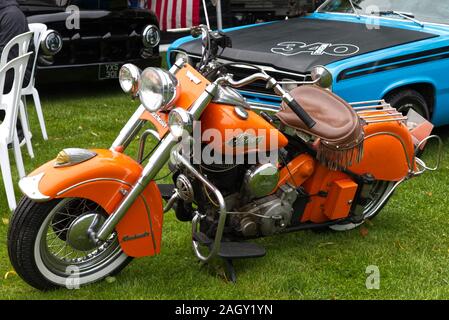 Oldtimer Indian Motorrad Stockfoto