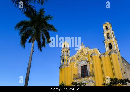 Iglesia San Juan Bautista, Parque San Juan, Merida, Mexiko Stockfoto