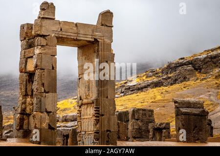 Persepolis historischen Ort im Iran schließen Shiraz und Gräber von Xerxes Stockfoto