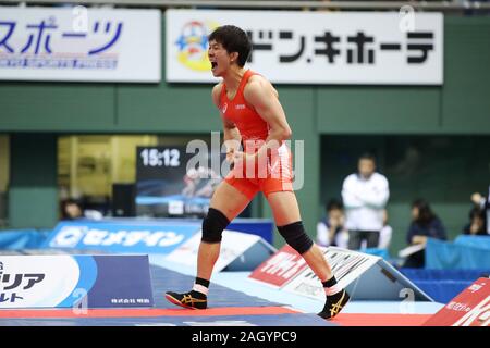 Komazawa Gymnasium, Tokio, Japan. 22 Dez, 2019. Takuto Otoguro, 22. Dezember 2019 - Wrestling: All Japan Wrestling's Meisterschaft Männer 65 kg Freistil Finale bei Komazawa Gymnasium, Tokio, Japan. Credit: YUTAKA/LBA SPORT/Alamy leben Nachrichten Stockfoto