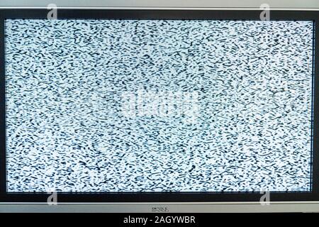 Miami Beach Florida, Fernseher, Set, TV, Flachbildschirm, Bildschirm, Monitor, leer, kein Signal, Schnee, statisch, Besucher reisen Reise touristischer Tourismus Wahrzeichen la Stockfoto