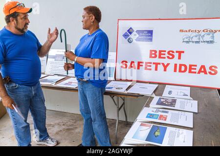 Hollywood Florida, South Florida Safety Expo, US Department of Labor, Occupational Safety and Health Administration, Aussteller, Black Blacks African Africa Stockfoto