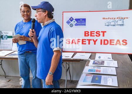 Hollywood Florida, South Florida Safety Expo, US Department of Labor, Occupational Safety and Health Administration, Aussteller, Black Blacks African Africa Stockfoto