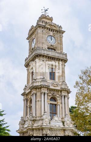 Dolmabahce Palast, das administrative Zentrum des Osmanischen Reiches in Istanbul, Türkei Stockfoto