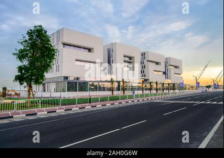 Die 2022 Gebäude Aspire Zone. Die weltweit erste Gebäude in der Form der Zahl der pro Jahr Stockfoto