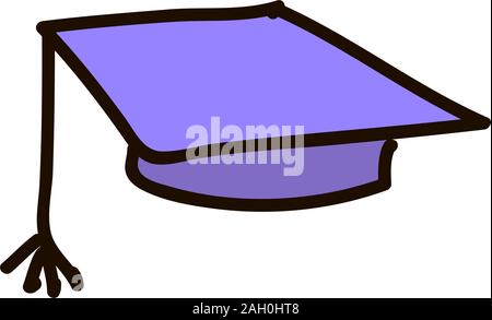 Skalenhaube Flat Style farbige cartoon Kugelschreiber Symbol Vektor illustration Vektor Illustration für Logo Stock Vektor