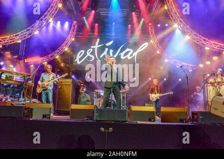 Lugano, Schweiz - 9. Juli 2016 - Sänger Tony Hadley im Estival Jazz Lugano in der Schweiz Stockfoto