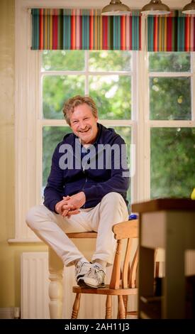 TV-Persönlichkeit Tommy Boyd an seiner West Sussex. Stockfoto