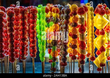 Nördlichen chinesischen Snacks von kandierten Früchten sticks Stockfoto