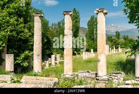 Ruinen von Aphrodisias in der Türkei Stockfoto