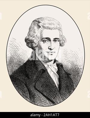 Franz Joseph Haydn, 1732 - 1809, österreichischer Komponist Stockfoto
