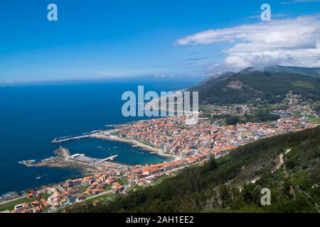 Stadt A Guarda in der Provinz Pontevedra (Galizien) Stockfoto