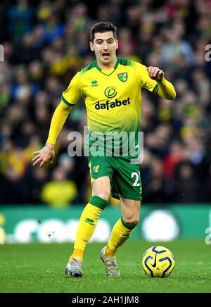 Norwich City Kenny McLean während der Premier League Spiel im Carrow Road, Norwich. Stockfoto