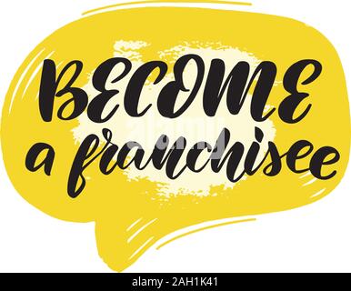 Vektor Kalligraphie Abbildung auf weißem Hintergrund. Stock Vektor