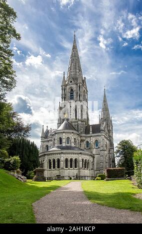 Schöne Saint Fin Barre's Kathedrale in Irland. Stockfoto