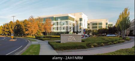 Electronic Arts video game Firmenzentrale im Silicon Valley, San Francisco Bay Area - Redwood City, Kalifornien, USA, 2019 Stockfoto