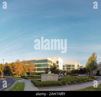 Electronic Arts video game Firmenzentrale im Silicon Valley, San Francisco Bay Area - Redwood City, Kalifornien, USA, 2019 Stockfoto