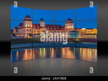 Das Kurhaus Binz wurde 1890 eröffnet. Heute ist es ein Luxushotel an der Ostsee, Binz, Insel Rügen, Mecklenburg-Vorpommern, Deutschland, Europa Stockfoto