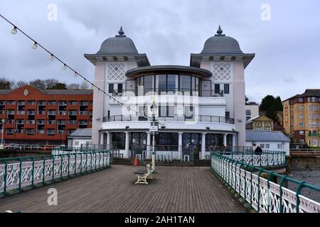 Penarty art deco pier Pavillon, Penarth, Cardiff, Glamorgan, Wales Stockfoto