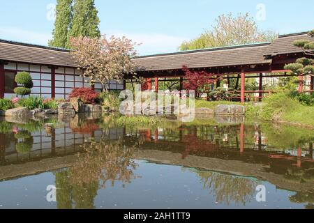 Japanische pubic Garten in Nantes (Frankreich) Stockfoto