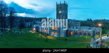 Die Kathedrale von St Davids Tyddewi Pembrokeshire Coast National Park Stockfoto