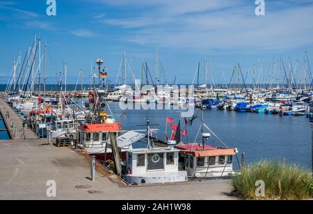 Boot Hafen des Ostseebades Kühlungsborn, Mecklenburg-Vorpommern, Deutschland Stockfoto