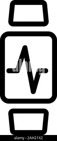 Smartwatch Symbol Vektor. Isolierte Kontur symbol Abbildung Stock Vektor