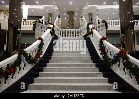 Cleopatra Palace Hotel, Los Cristianos, Teneriffa, Kanaren, eine spanische Insel, Spanien, vor der Küste von North West Afrika. Stockfoto