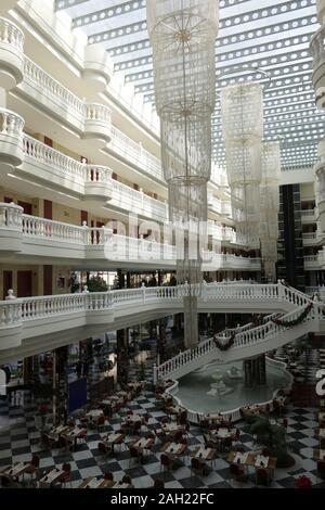 Cleopatra Palace Hotel, Los Cristianos, Teneriffa, Kanaren, eine spanische Insel, Spanien, vor der Küste von North West Afrika. Stockfoto