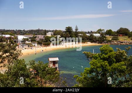 Camp Cove Beach, Sydney Australien an einem sonnigen Tag im Frühjahr, November; Sydney, Australien Stockfoto