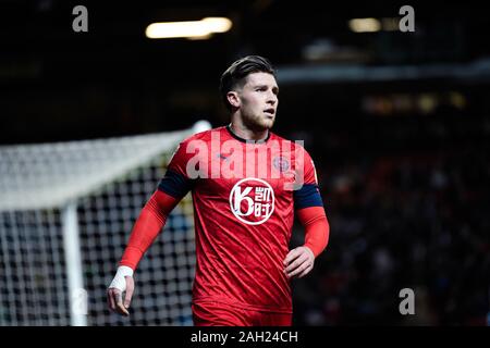 BLACKBURN, ENGLAND - Dezember 23 RD Wigan Athletic Mittelfeldspieler Josh Windass während der Sky Bet Championship Match zwischen Blackburn Rovers und Wigan Athletic im Ewood Park, Blackburn am Montag, den 23. Dezember 2019. (Credit: Andy Whitehead | MI Nachrichten) das Fotografieren dürfen nur für Zeitung und/oder Zeitschrift redaktionelle Zwecke verwendet werden, eine Lizenz für die gewerbliche Nutzung Kreditkarte erforderlich: MI Nachrichten & Sport/Alamy leben Nachrichten Stockfoto