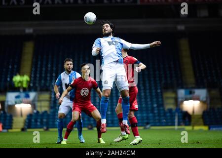 BLACKBURN, ENGLAND - Dezember 23 Blackburn Rovers vorwärts Danny Graham während der Sky Bet Championship Match zwischen Blackburn Rovers und Wigan Athletic im Ewood Park, Blackburn am Montag, den 23. Dezember 2019. (Credit: Andy Whitehead | MI Nachrichten) das Fotografieren dürfen nur für Zeitung und/oder Zeitschrift redaktionelle Zwecke verwendet werden, eine Lizenz für die gewerbliche Nutzung Kreditkarte erforderlich: MI Nachrichten & Sport/Alamy leben Nachrichten Stockfoto