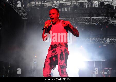 Keith Flint von The Prodigy Stockfoto