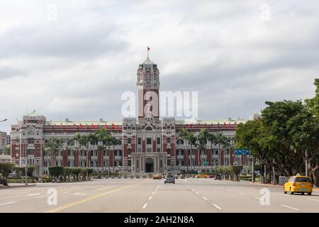Die Presidential Office in Taipei, Taiwan, auf 23 Dezember, 2019. Taiwan hält die Präsidentschafts- und Parlamentswahlen am Jan. 11, 2020. Stockfoto
