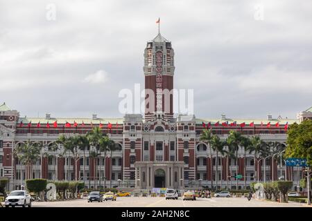 Die Presidential Office in Taipei, Taiwan, auf 23 Dezember, 2019. Taiwan hält die Präsidentschafts- und Parlamentswahlen am Jan. 11, 2020. Stockfoto