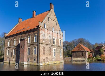 Historische Gebäude von Haus Welbergen in Ochtrup, Deutschland Stockfoto