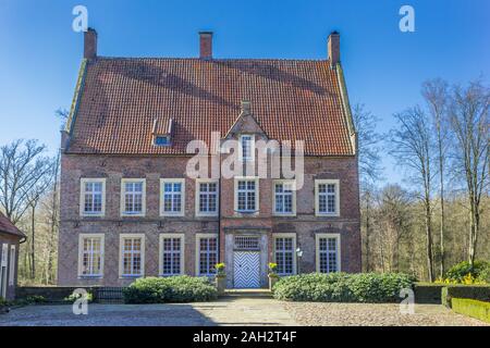 Vorderansicht des historischen Haus Welbergen in Ochtrup, Deutschland Stockfoto