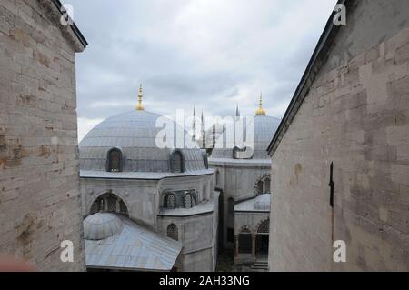 Die Hagia Sophia Istanbul Türkei Ayasofya (Kirche der Heiligen Weisheit) Stockfoto