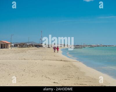 Cabo de la Vela - Kolumbien, 8. November, 2019 - Allgemeine Ansicht von Cabo De La Vela in Kolumbien Stockfoto