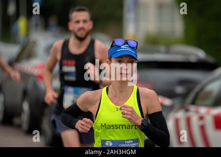 Der Marathon in Amsterdam Die Niederlande 2019 Stockfoto