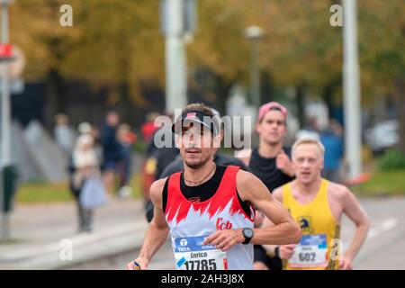 Der Marathon in Amsterdam Die Niederlande 2019 Stockfoto