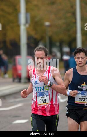 Der Marathon in Amsterdam Die Niederlande 2019 Stockfoto