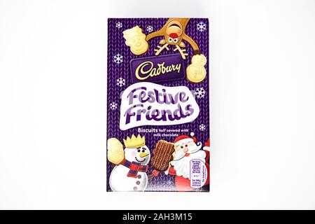 Cadbury festliche Freunde Kekse Stockfoto