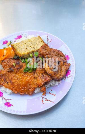 Lecker berühmten vietnamesischen Saigon Küche - com Tam Stockfoto