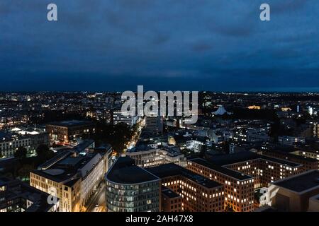 Stadtbild bei Nacht, Berlin, Deutschland Stockfoto