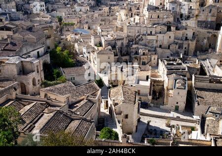 Italien, Basilicata, Potenza, Blick auf die Altstadt Stockfoto